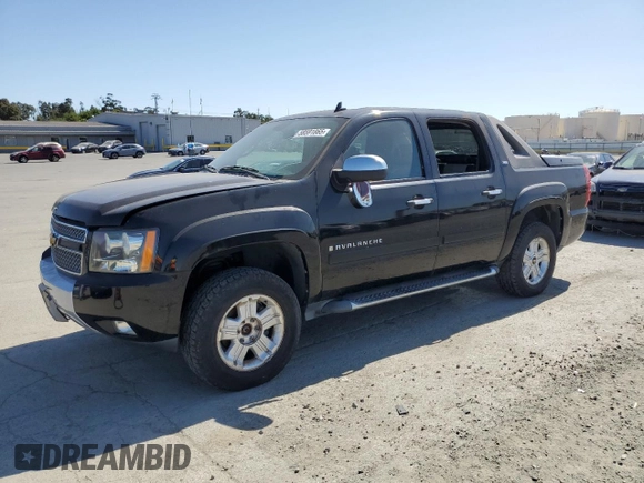 2008 Chevrolet Avalanche LTZ with VIN 3GNFK123X8G240916, listed as a Copart auction lot 58591865 with Not provided miles and Salvage title. Bid and sale history available at DreamBid. Image 1.