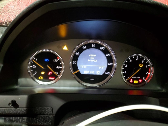 2008 Mercedes-Benz C 350 Sport with VIN WDDGF56X28F034051, listed as a Copart auction lot 45944055 with 141,903 mi miles and Salvage Title. Bid and sale history available at DreamBid. Image 9.