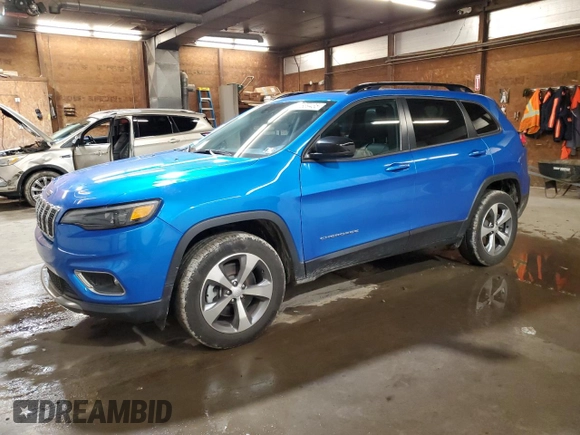 2022 Jeep Cherokee Limited with VIN 1C4PJMDX3ND540954, listed as a Copart auction lot 51839435 with 31,064 mi miles and Salvage title. Bid and sale history available at DreamBid. Image 1.