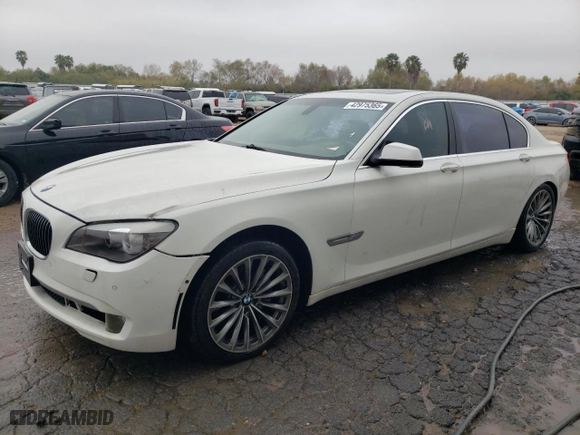 2011 BMW 7 Series 740Li with VIN WBAKB4C55BC575033, listed as a Copart auction lot 42975365 with 130,247 mi miles and Clean Title. Bid and sale history available at carsss.com. Image 1.