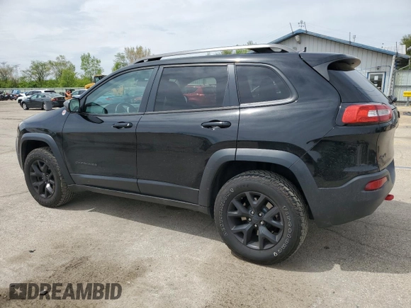 2017 Jeep Cherokee Trailhawk z VIN 1C4PJMBS2HW546180, wystawiony jako Copart lot #55274225 z przebiegiem 116 351 mil mil oraz Szkoda całkowita • Salvage title. Historia ofert i sprzedaży dostępna na DreamBid. Obrazek 2.