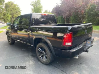2021 Ram 1500 Warlock z VIN 1C6RR7LT9MS518556, wystawiony jako Copart lot #59443425 z przebiegiem 79 884 mil mil oraz Szkoda całkowita • Salvage title. Historia ofert i sprzedaży dostępna na DreamBid. Obrazek 3.