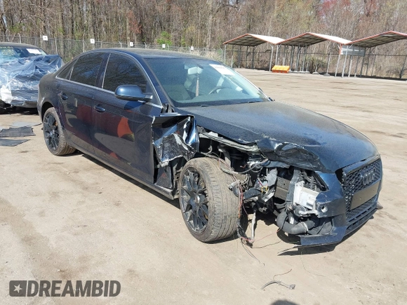 2010 Audi A4 2.0T Premium Plus with VIN WAUHFAFL2AN051767, listed as a IAAI auction lot 41899587 with 112,011 mi miles. Bid and sale history available at carsss.com. Image 1.