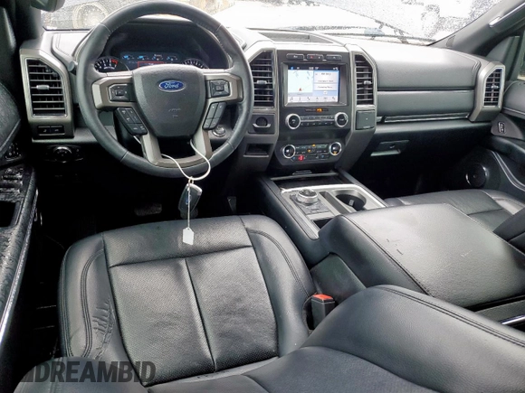 2019 Ford Expedition Max XLT with VIN 1FMJK1HT4KEA57323, listed as a Copart auction lot 60254145 with 122,667 mi miles and Salvage title. Bid and sale history available at DreamBid. Image 8.