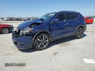 2017 Nissan Rogue SL z VIN JN8AT2MT1HW406605, wystawiony jako Copart lot #50686995 z przebiegiem 115 001 mil mil oraz Szkoda całkowita • Salvage title. Historia ofert i sprzedaży dostępna na DreamBid. Obrazek 1.