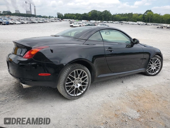 2005 Lexus SC with VIN JTHFN48Y150069492, listed as a Copart auction lot 61017784 with 51,422 mi miles and Salvage Title. Bid and sale history available at carsss.com. Image 3.