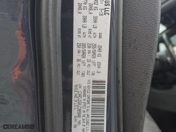 2018 Dodge Durango GT with VIN 1C4RDJDG0JC385648, listed as a Copart auction lot 48735625 with 81,320 mi miles and Salvage Title. Bid and sale history available at carsss.com. Image 13.