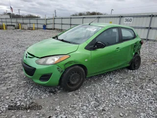 2011 Mazda 2 Sport with VIN JM1DE1HY4B0114878, listed as a Copart auction lot 87411784 with 107,147 mi miles and Salvage Title. Bid and sale history available at carsss.com. Image 1.