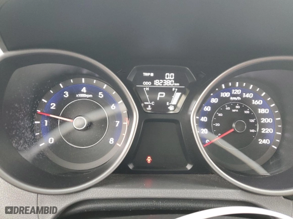 2013 Hyundai Elantra Limited with VIN 5NPDH4AE6DH383317, listed as a Copart auction lot 50573245 with 182,380 mi miles and Clean Title. Bid and sale history available at carsss.com. Image 9.