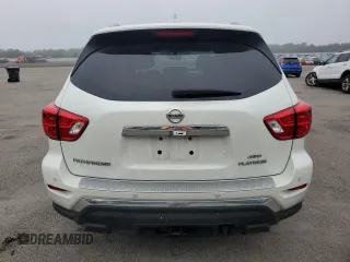 2020 Nissan Pathfinder Platinum with VIN 5N1DR2DMXLC639291, listed as a Copart auction lot 61467715 with 97,949 mi miles and Salvage title. Bid and sale history available at DreamBid. Image 6.