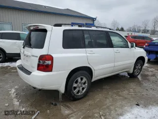 2007 Toyota Highlander with VIN JTEHP21A370189301, listed as a Copart auction lot 45127915 with 150,337 mi miles and Salvage Title. Bid and sale history available at carsss.com. Image 3.