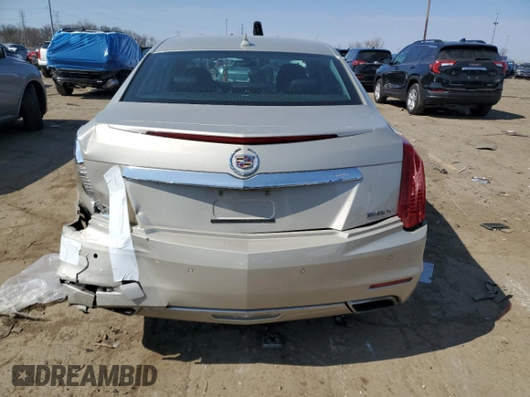 2014 Cadillac CTS Sedan RWD with VIN 1G6AP5SX9E0128240, listed as a Copart auction lot 52949005 with 56,018 mi miles and Clean Title. Bid and sale history available at carsss.com. Image 6.