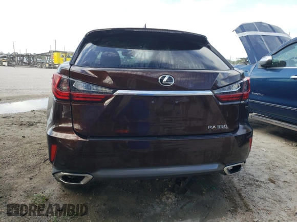 2017 Lexus RX with VIN 2T2ZZMCA5HC077517, listed as a Copart auction lot 69081722 with 42,643 mi miles. Bid and sale history available at carsss.com. Image 6.