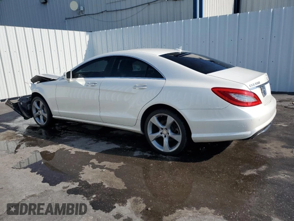 2014 Mercedes-Benz CLS 550 with VIN WDDLJ7DBXEA126050, listed as a Copart auction lot 56067615 with 126,516 mi miles and Clean title. Bid and sale history available at DreamBid. Image 2.