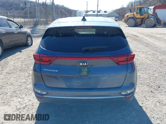 2020 Kia Sportage LX with VIN KNDPMCAC8L7765627, listed as a IAAI auction lot 41856507 with 57,968 mi miles. Bid and sale history available at carsss.com. Image 17.