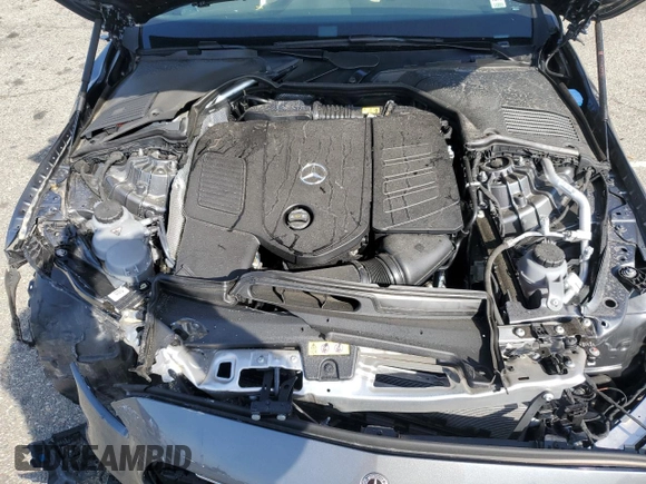 2025 Mercedes-Benz C 300 with VIN W1KAF4GB7SR251684, listed as a Copart auction lot 42448325 with Not Provided miles and Salvage Title. Bid and sale history available at DreamBid. Image 11.