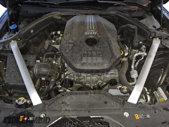 2023 Genesis G70 2.0T with VIN KMTG34TA6PU131312, listed as a Copart auction lot 84861294 with 31,613 mi miles and Non Repairable. Bid and sale history available at DreamBid. Image 11.