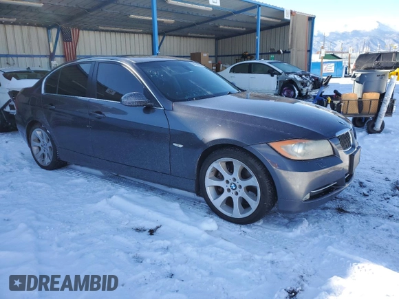 2007 BMW 3 Series 335xi with VIN WBAVD53597A006802, listed as a Copart auction lot 84338914 with 166,376 mi miles and Clean Title. Bid and sale history available at carsss.com. Image 4.