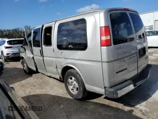 2005 Chevrolet Express Cargo Van YF7 Upfitter with VIN 1GBFG15T351241152, listed as a Copart auction lot 77996504 with 0 mi miles and Salvage Title. Bid and sale history available at carsss.com. Image 2.