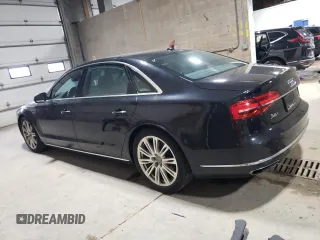2015 Audi A8 3.0T with VIN WAU3GAFD9FN023200, listed as a Copart auction lot 59856315 with 140,472 mi miles and Salvage title. Bid and sale history available at DreamBid. Image 2.