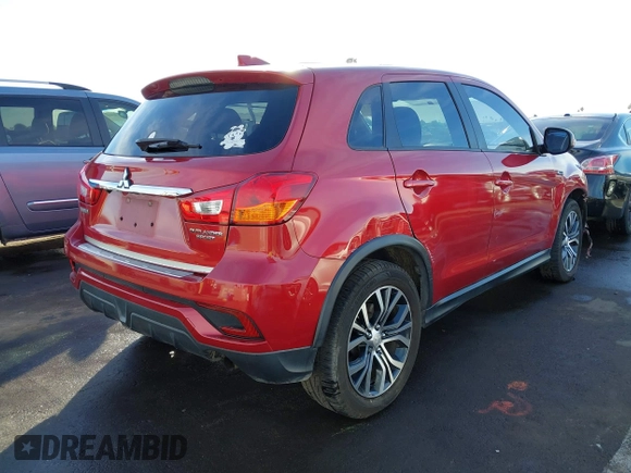2018 Mitsubishi Outlander Sport ES 2.0 with VIN JA4AP3AU9JU026023, listed as a IAAI auction lot 40792379 with 147,749 mi miles. Bid and sale history available at carsss.com. Image 4.