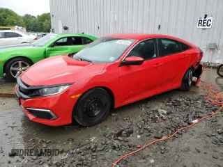 2020 Honda Civic LX z VIN 2HGFC2F69LH569083, wystawiony jako Copart lot #56874685 z przebiegiem 79 770 mil mil oraz Szkoda całkowita • Salvage title. Historia ofert i sprzedaży dostępna na DreamBid. Obrazek 1.