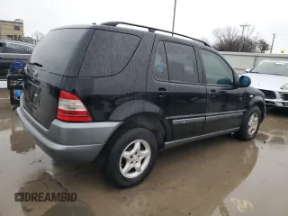 1998 Mercedes-Benz M 320/430/500 z VIN 4JGAB54E3WA038029, wystawiony jako Copart lot #86567584 z przebiegiem Nie podano mil oraz Czysty tytuł • Clean title. Historia ofert i sprzedaży dostępna na DreamBid. Obrazek 3.