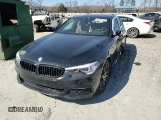 2018 BMW 5 Series 540i with VIN WBAJE5C51JG918565, listed as a Copart auction lot 48204955 with 74,474 mi miles and Salvage Title. Bid and sale history available at carsss.com. Image 10.