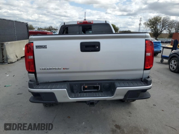 2019 Chevrolet Colorado 2WD Z71 with VIN 1GCGSDEN4K1126511, listed as a Copart auction lot 46676385 with 87,104 mi miles and Clean Title. Bid and sale history available at carsss.com. Image 6.