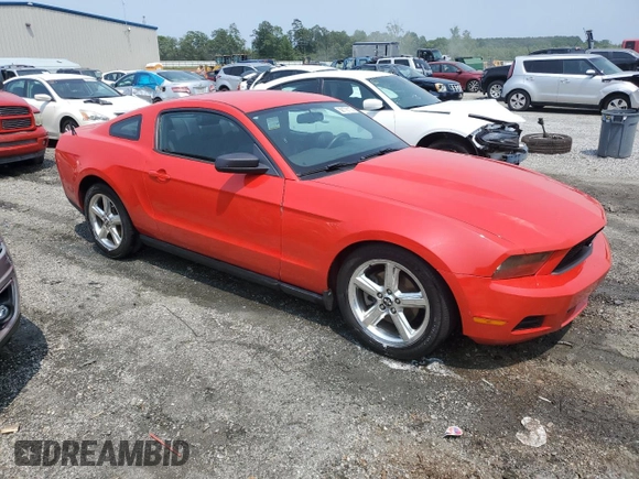 2012 Ford Mustang Premium with VIN 1ZVBP8AM2C5277760, listed as a Copart auction lot 59179115 with 160,360 mi miles and Salvage title. Bid and sale history available at DreamBid. Image 4.