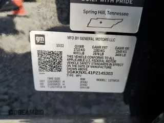 2023 GMC Acadia Denali z VIN 1GKKNXL41PZ145303, wystawiony jako Copart lot #69679514 z przebiegiem 9 099 mil mil oraz Szkoda całkowita • Salvage title. Historia ofert i sprzedaży dostępna na DreamBid. Obrazek 13.