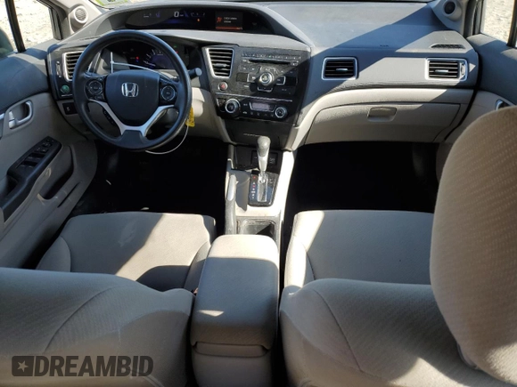 2013 Honda Civic EX with VIN 19XFB2F8XDE268824, listed as a Copart auction lot 52260635 with 141,214 mi miles and Salvage Title. Bid and sale history available at DreamBid. Image 8.
