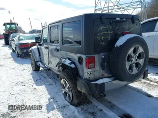 2018 Jeep Wrangler JK Unlimited Sahara with VIN 1C4HJWEG9JL801714, listed as a IAAI auction lot 41591307 with 79,201 mi miles. Bid and sale history available at carsss.com. Image 3.