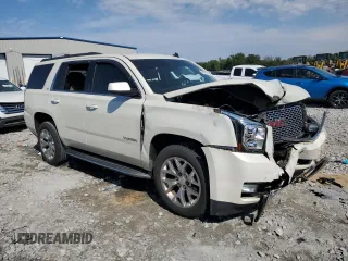 2015 GMC Yukon SLT with VIN 1GKS2BKC4FR101069, listed as a Copart auction lot 74592014 with Not Provided miles and Salvage Title. Bid and sale history available at carsss.com. Image 4.