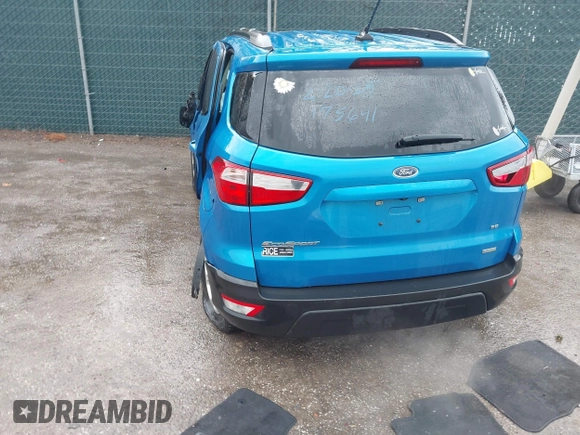 2019 Ford EcoSport SE with VIN MAJ3S2GE1KC271712, listed as a IAAI auction lot 41710339 with 74,540 mi miles and . Bid and sale history available at DreamBid. Image 3.