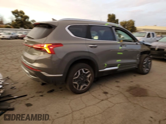2023 Hyundai Santa Fe Hybrid SEL Premium with VIN 5NMS3DA19PH022121, listed as a Copart auction lot 78916994 with 20,980 mi miles and Salvage Title. Bid and sale history available at carsss.com. Image 3.