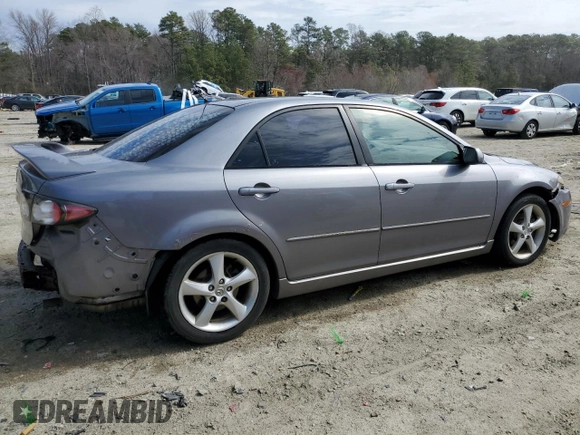 2008 Mazda 6 i Sport VE with VIN 1YVHP80C185M28336, listed as a Copart auction lot 50919245 with 229,955 mi miles and Salvage Title. Bid and sale history available at carsss.com. Image 3.