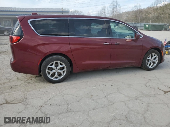 2018 Chrysler Pacifica Touring Plus with VIN 2C4RC1FG0JR227480, listed as a Copart auction lot 50910495 with 90,706 mi miles and Salvage Title. Bid and sale history available at DreamBid. Image 3.