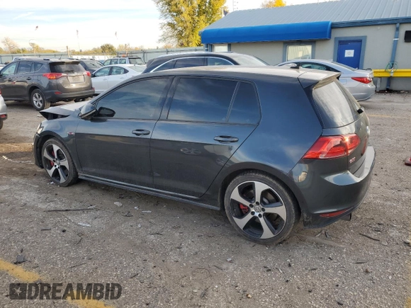2017 Volkswagen Golf GTI Autobahn with VIN 3VW547AU5HM038284, listed as a Copart auction lot 80113844 with 83,251 mi miles and Salvage Title. Bid and sale history available at carsss.com. Image 2.