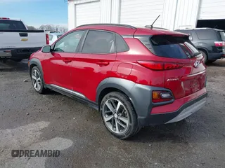 2018 Hyundai Kona Limited with VIN KM8K33A56JU105790, listed as a IAAI auction lot 41363532 with 123,285 mi miles. Bid and sale history available at carsss.com. Image 3.