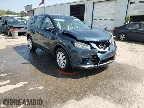 2015 Nissan Rogue SV with VIN KNMAT2MT6FP551478, listed as a Copart auction lot 51217215 with 47,083 mi miles and Salvage Title. Bid and sale history available at DreamBid. Image 14.