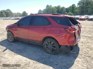 2023 Chevrolet Equinox RS with VIN 3GNAXMEGXPS154626, listed as a Copart auction lot 58684894 with 0 mi miles and Salvage Title. Bid and sale history available at carsss.com. Image 2.
