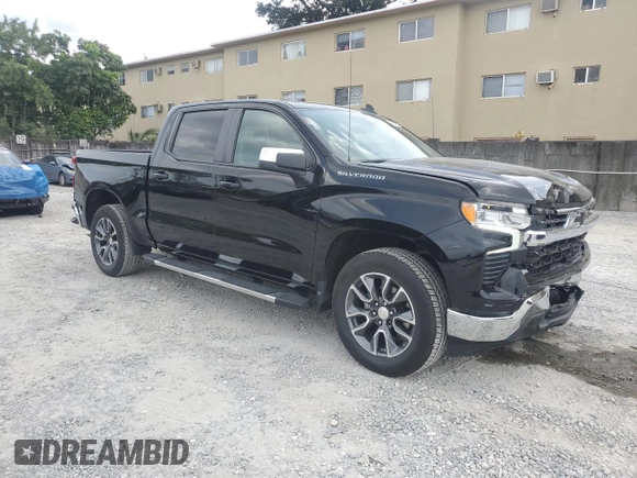 2022 Chevrolet Silverado 1500 LT with VIN 3GCPACEK2NG615059, listed as a Copart auction lot 48436815 with 42,131 mi miles and Salvage Title. Bid and sale history available at carsss.com. Image 4.