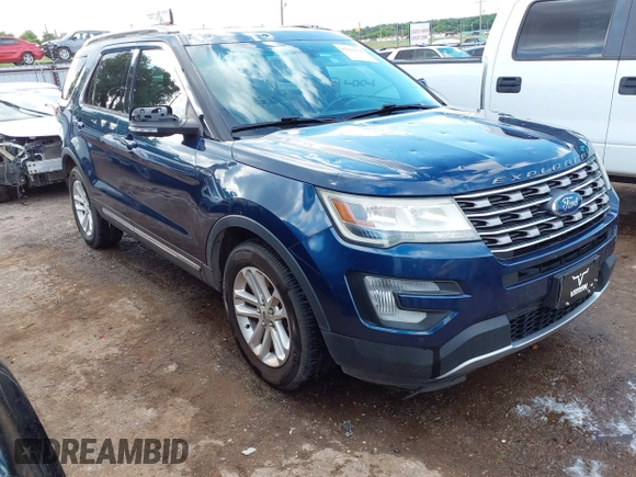 2017 Ford Explorer XLT z VIN 1FM5K7D86HGD63457, wystawiony jako IAAI lot #42363170 z przebiegiem 127 185 mil mil oraz . Historia ofert i sprzedaży dostępna na DreamBid. Obrazek 1.