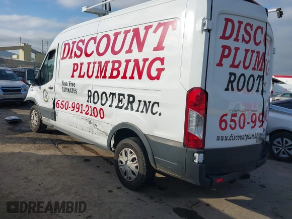 2022 Ford Transit Cargo with VIN 1FTBR1C80NKA05202, listed as a IAAI auction lot 41447583 with 75,302 mi miles and . Bid and sale history available at DreamBid. Image 3.