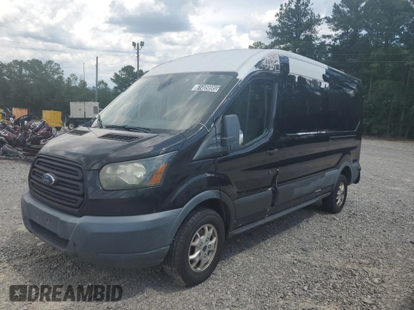 2015 Ford Transit Cargo with VIN 1FTYR2CM6FKA69923, listed as a Copart auction lot 61405695 with 185,372 mi miles and Clean title. Bid and sale history available at DreamBid. Image 1.