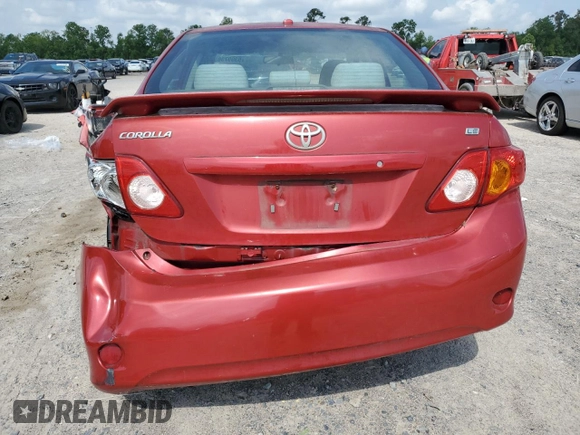 2010 Toyota Corolla with VIN 1NXBU4EEXAZ317363, listed as a Copart auction lot 53997385 with 234,223 mi miles and Salvage Title. Bid and sale history available at carsss.com. Image 6.