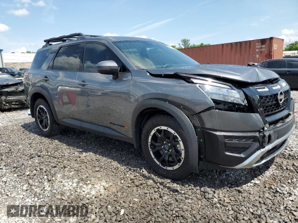 2023 Nissan Pathfinder Rock Creek with VIN 5N1DR3BD9PC275069, listed as a Copart auction lot 56987655 with 15,841 mi miles and Salvage title. Bid and sale history available at DreamBid. Image 4.