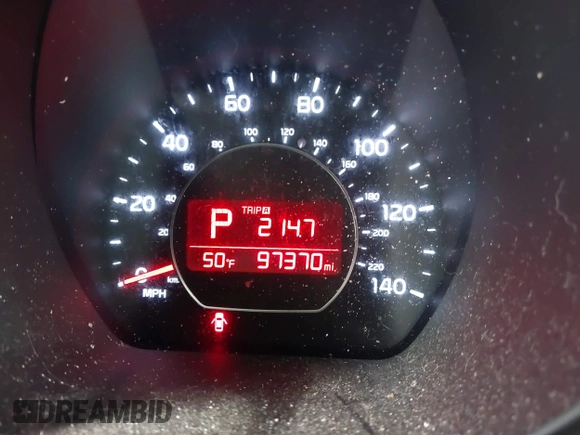 2014 Kia Soul with VIN KNDJN2A27E7010962, listed as a IAAI auction lot 42024098 with 97,370 mi miles. Bid and sale history available at carsss.com. Image 16.