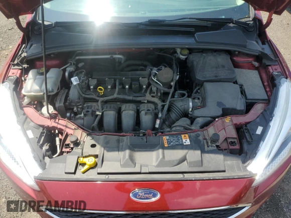 2016 Ford Focus SE with VIN 1FADP3F2XGL296408, listed as a Copart auction lot 61555595 with 155,685 mi miles and Clean title. Bid and sale history available at DreamBid. Image 11.